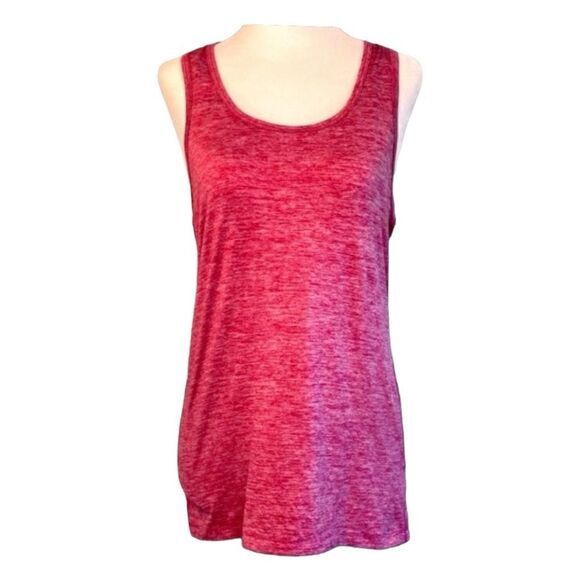 Champion Racerback Tank Top Pink White Knit Pull-Over Sleeveless Athletic S - Picture 1 of 5